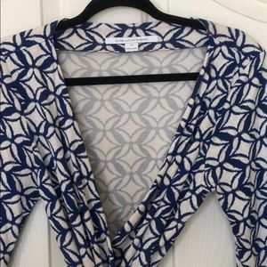 DVF Diane von Furstenberg silk jersey wrap dress